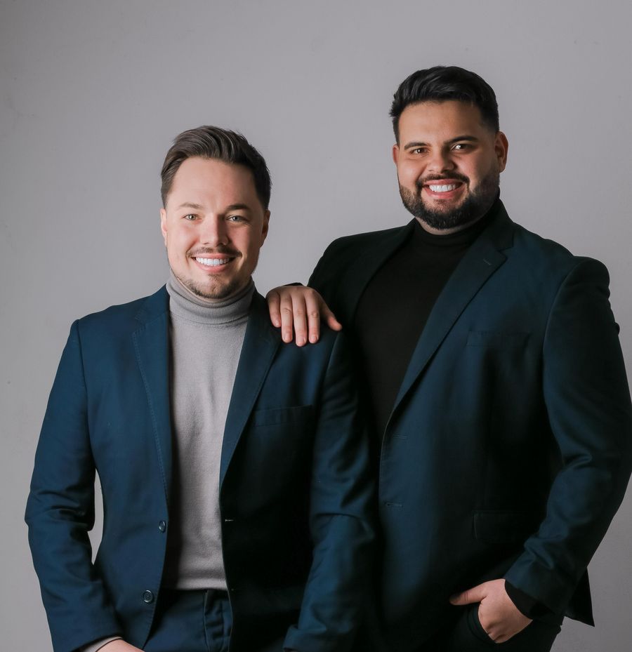 Dr. Italo Rottoli e Dr. Edson Depieri, da Clínica Lazúli em Canoas
